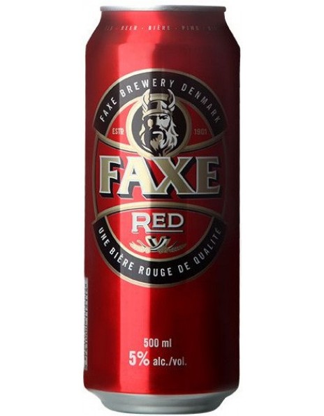 Пиво "Faxe" Red, in can, 0.5 л