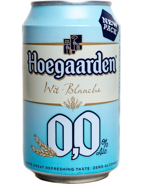 Пиво "Hoegaarden" Blanche 0,0, in can, 0.33 л