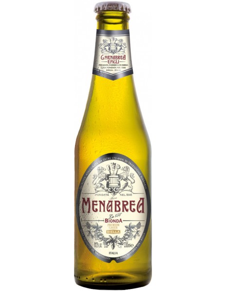Пиво "Menabrea La 150°" Bionda, 0.33 л