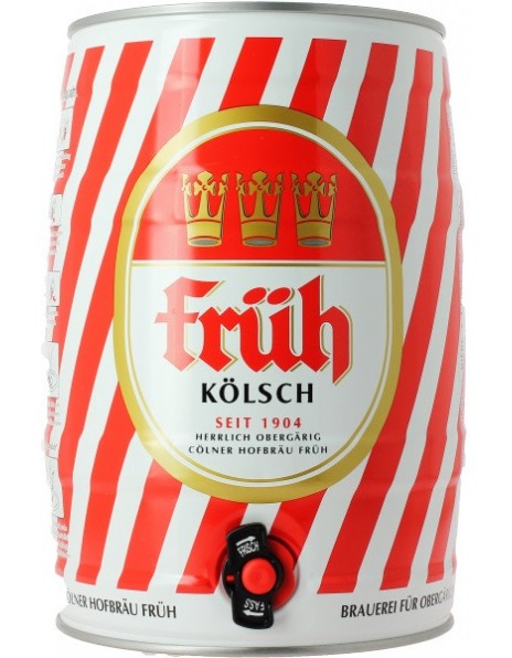 Пиво Brauerei Fruh am Dom, "Fruh Kolsch", in keg, 5 л