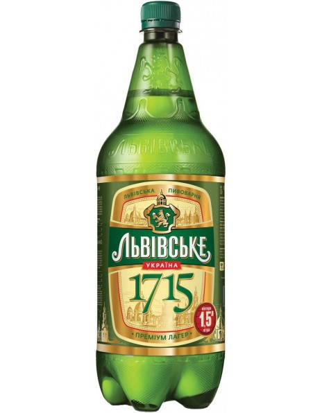 Пиво "Lvivske" 1715, PET, 1.5 л