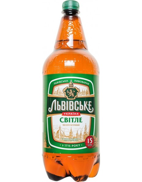 Пиво "Lvivske" Svitle, PET, 1.5 л
