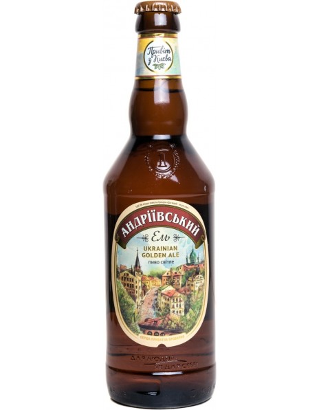 Пиво Persha Pryvatna Brovarnia, "Privit z Kieva" Andiiivskij El, 0.5 л