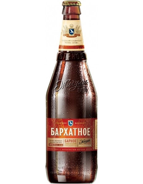 Пиво "Жигули Барное" Бархатное (Украина), 0.5 л