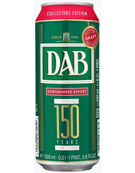Пиво "DAB" Dortmunder Export, in can, 0.5 л