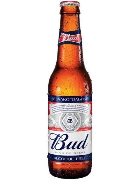 Пиво "Bud" Alcohol Free, 0.33 л