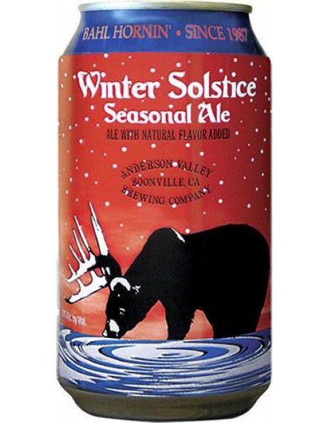 Пиво Anderson Valley, Winter Solstice, in can, 355 мл