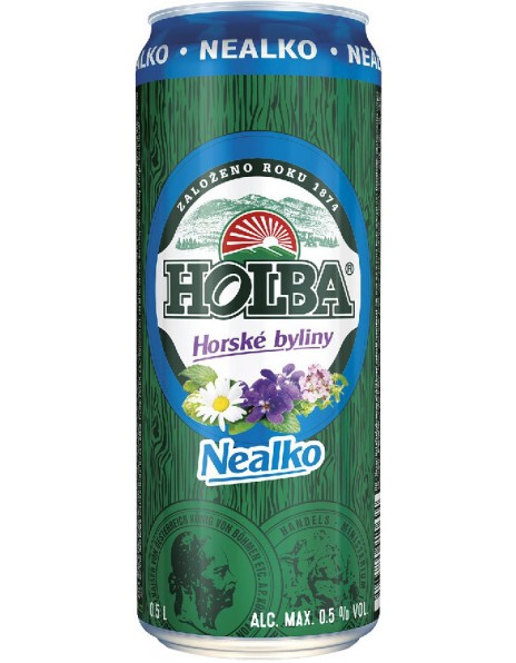 Пиво "Holba" Horske Byliny Nealko, in can, 0.5 л