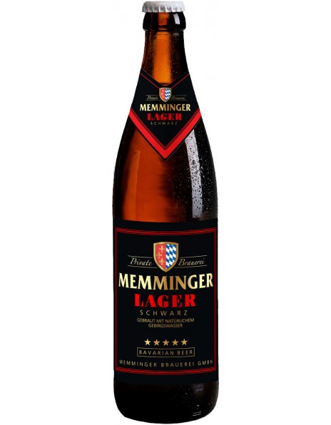 Пиво "Memminger" Lager Schwarz, 0.5 л