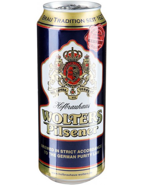 Пиво "Wolters" Pilsener, in can, 0.5 л