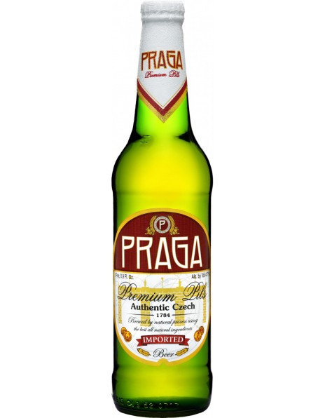 Пиво "Praga" Premium Pils, 0.5 л