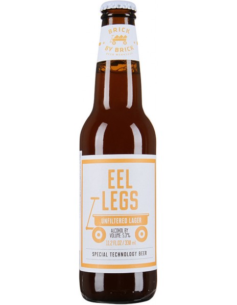Пиво Brick by Brick, "Eel Legs" Lager, 0.33 л