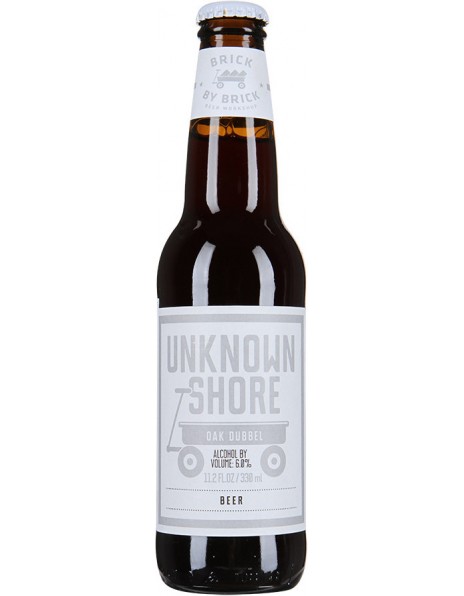 Пиво Brick by Brick, "Unknown Shore" Oak Dubbel, 0.33 л