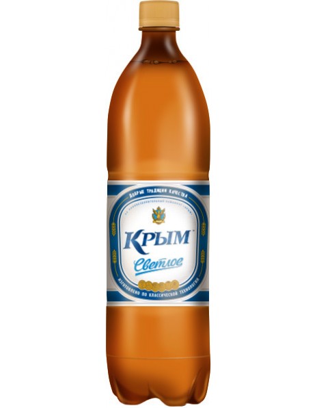 Пиво "Крым" Светлое, ПЭТ, 1.5 л