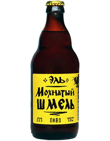 Пиво "Мохнатый Шмель" Эль, 0.5 л