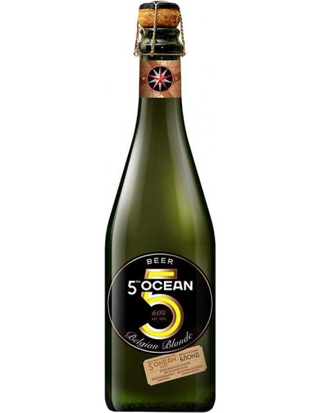 Пиво "5-й Океан" Бельгийский Блонд, 0.75 л