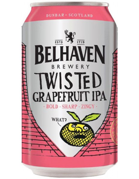 Пиво Belhaven, "Twisted Grapefruit" IPA, in can, 0.33 л