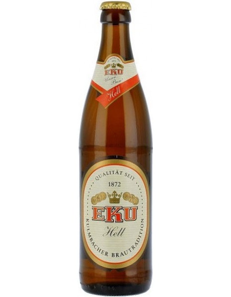 Пиво "EKU" Hell, 0.5 л