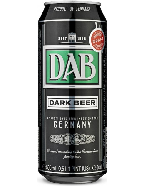 Пиво "DAB" Dark, in can, 0.5 л