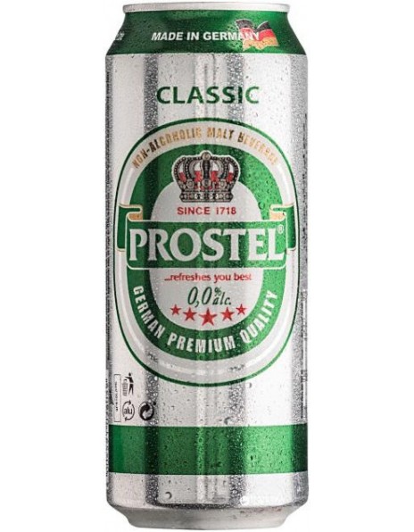 Пиво "Prostel" Classic Non-Alcoholic, in can, 0.5 л