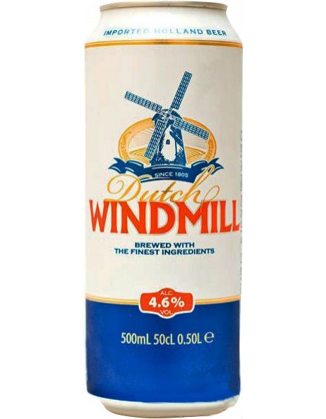 Пиво "Dutch Windmill", in can, 0.5 л