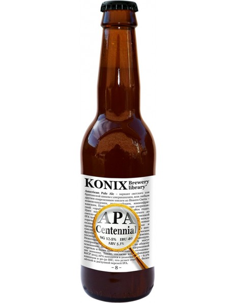 Пиво Konix Brewery, Centennial АРА, 0.33 л