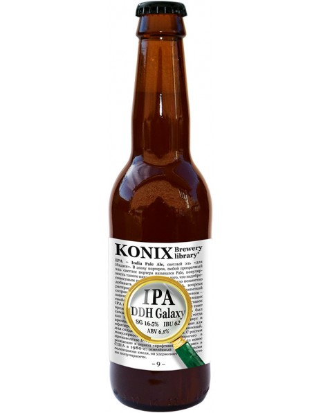 Пиво Konix Brewery, IPA DDH Galaxy, 0.33 л