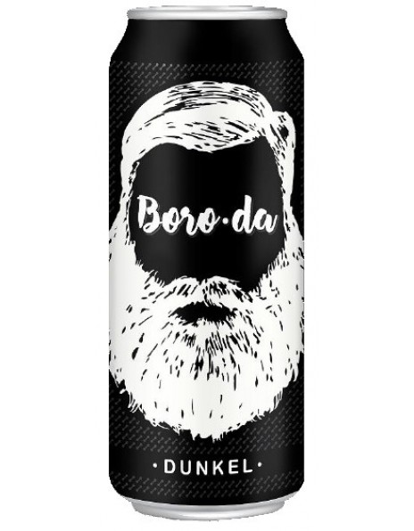 Пиво Deka, Boro-da Dunkel, in can, 0.5 л